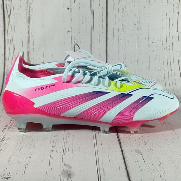 Adidas Predator Elite FG Men’s Soccer Cleats Almost Blue Pink Size 7 IE3950 - Picture 1 of 9